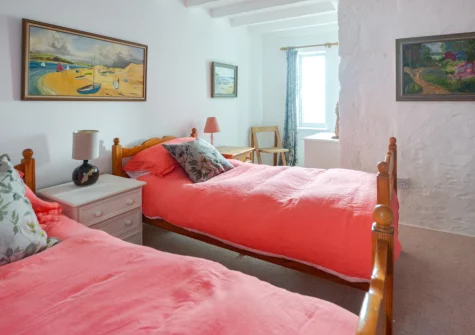 Bedroom #2 at St Michaels, Porthleven