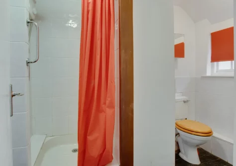 The shower room at St Michaels, Porthleven