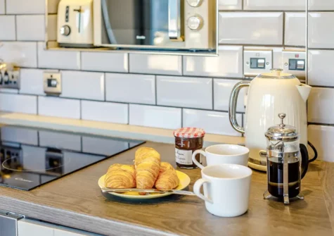 The kitchen at St Petes Nest, Brixham