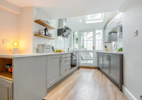 The kitchen at St Piran's, Padstow