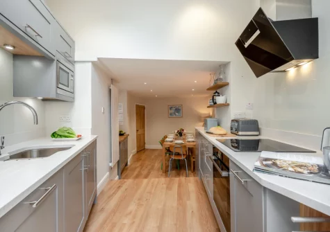 The kitchen at St Piran's, Padstow