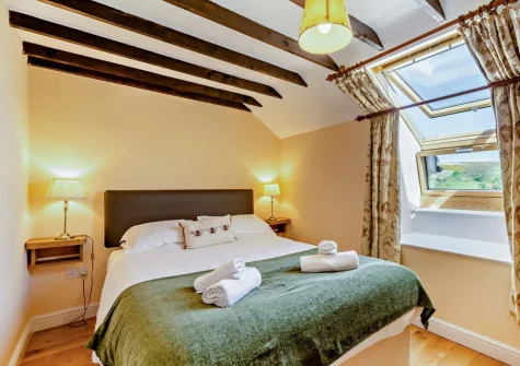 Bedroom #1 at Stable Cottage, Challacombe