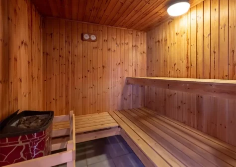 The sauna at Stafford House, Westward Ho!