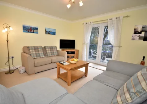 The living room at Starboard, Hesketh Mews, Torquay