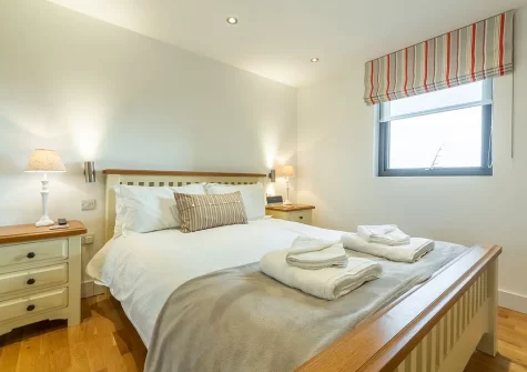Bedroom #1 at Stargazy, Morcliff Holiday Lodges, St Agnes