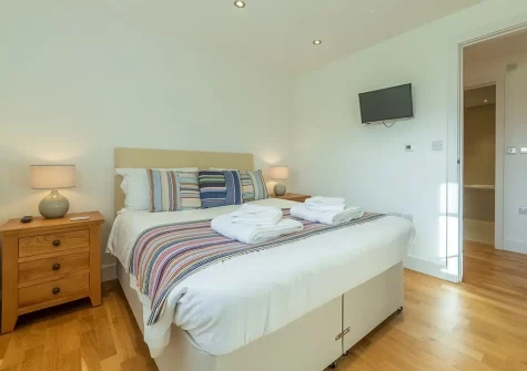 Bedroom #2 at Stargazy, Morcliff Holiday Lodges, St Agnes