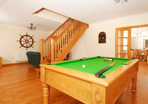 The games room @ Steamer Quay Cottage, Paignton