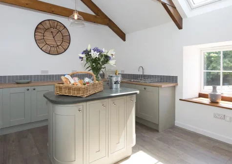 The kitchen at Stennack Barn, Carnhell Green