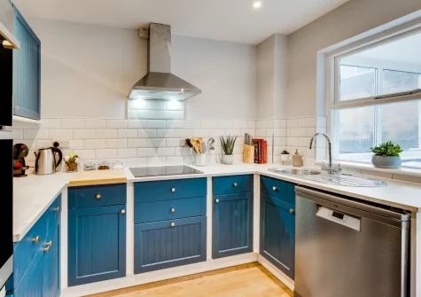 The kitchen at Stepcott Cottage, Braunton