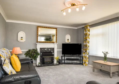 The living room at Stewarts Retreat, Bude