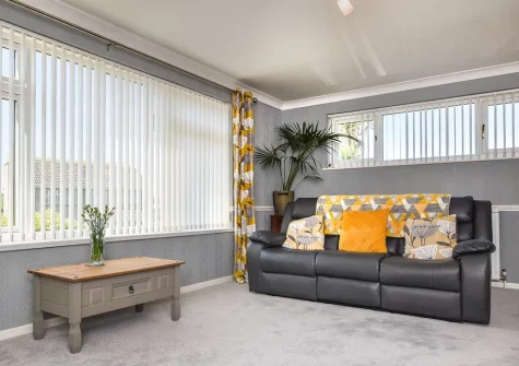 The living room at Stewarts Retreat, Bude