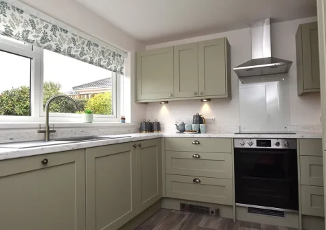 The kitchen at Stewarts Retreat, Bude