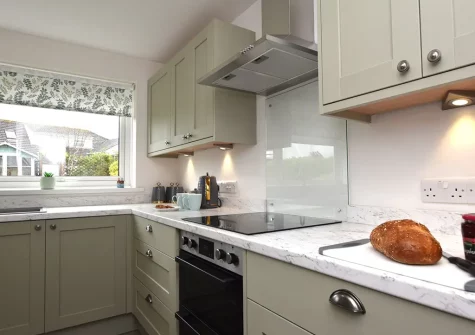 The kitchen at Stewarts Retreat, Bude
