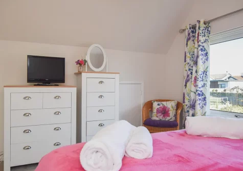 Bedroom #1 at Stewarts Retreat, Bude
