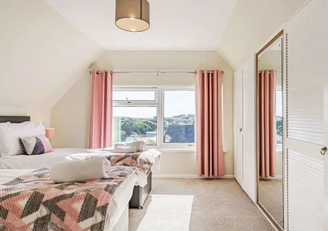 Bedroom #3 at Stewarts Retreat, Bude
