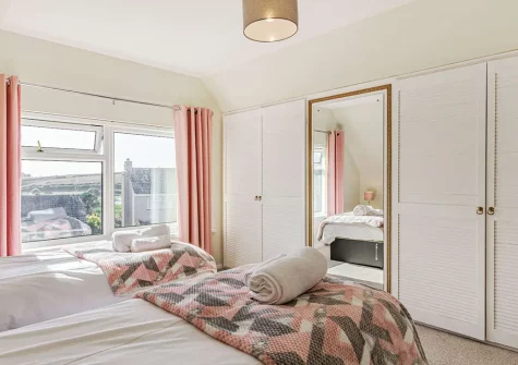 Bedroom #3 at Stewarts Retreat, Bude