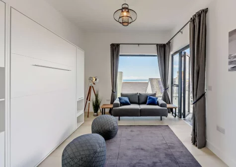 Bedroom #6 made up as a snug at Stone Bay, Westward Ho!