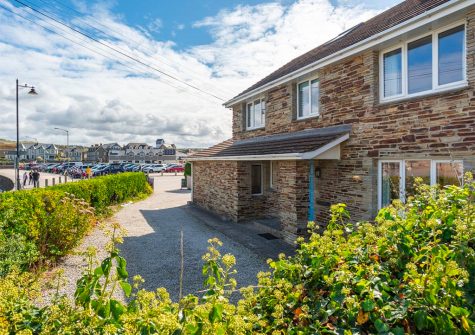 Outside Stone House, Perranporth