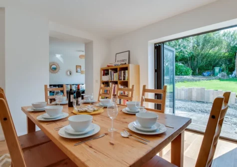The dining area at Stones Throw, Mortehoe