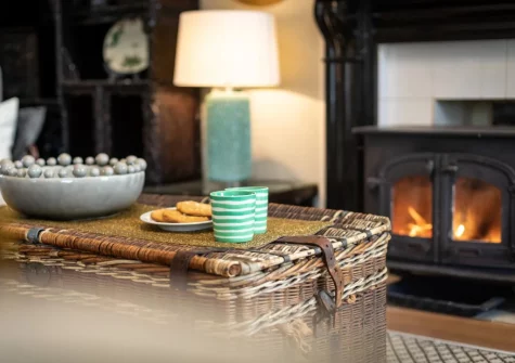 The living area at Stonewold, Buckland Brewer