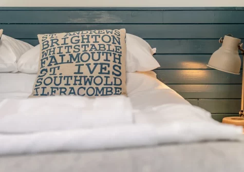 Bedroom #1 at Stormgazer, Porthleven