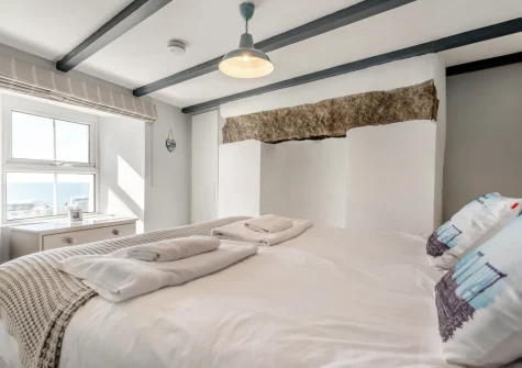 Bedroom #2 at Stormgazer, Porthleven