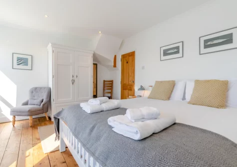 Bedroom #1 at Suffolk Cottage, Porthleven