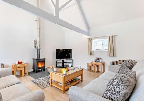 The living area at Summer Lane, Saint Martin by Looe