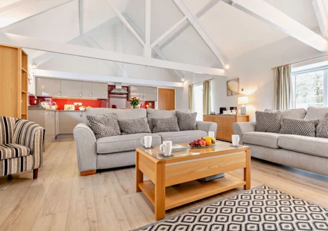 The living area at Summer Lane, Saint Martin by Looe