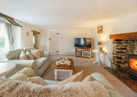The living room at Summermoor, Cobbaton