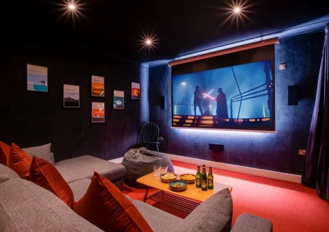 The fabulous cinema room at Sundance, Ashton