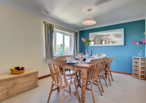 The dining area at Sundowner, Croyde