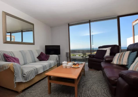 The living area at Sundowner, Nautilus, Westward Ho!