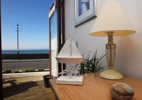 The living area at Sundowner, Nautilus, Westward Ho!