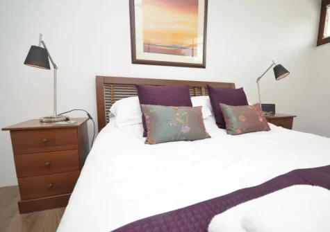 The bedroom at Sundowner, Nautilus, Westward Ho!