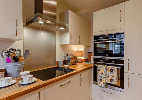 The kitchen at Sunny View, Appledore