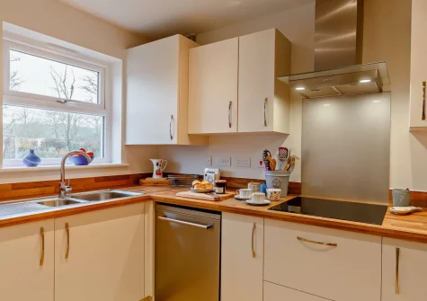 The kitchen at Sunny View, Appledore