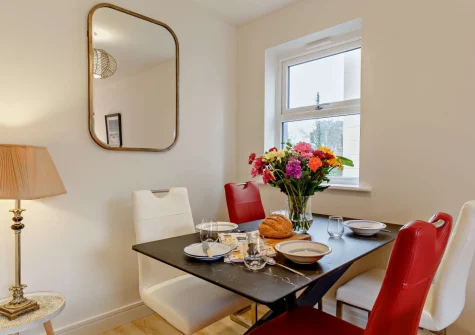 The dining area at Sunny View, Appledore