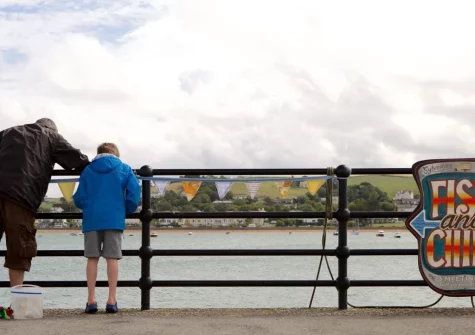 Relax on the quay with a bag of fish and chips or try your hand at crabbing