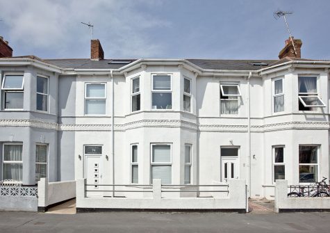 Outside Sunnymead Penthouse, Exmouth