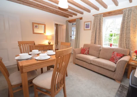 The living & dining area at Sunnyside, Helstone