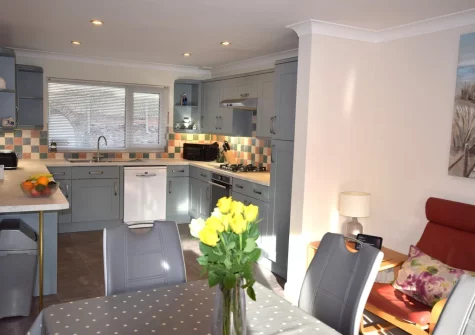 The kitchen & dining area at Sunnyside House, Shaldon
