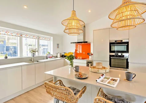 The kitchen at Sunset Bay, Appledore