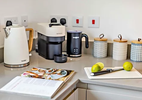 The kitchen at Sunset Bay, Appledore