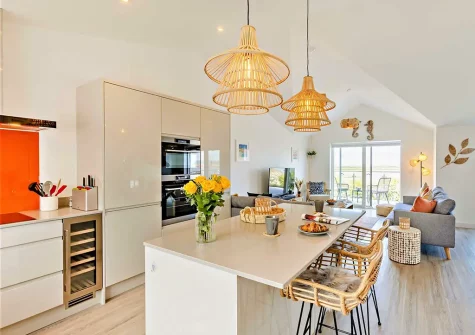 The kitchen at Sunset Bay, Appledore
