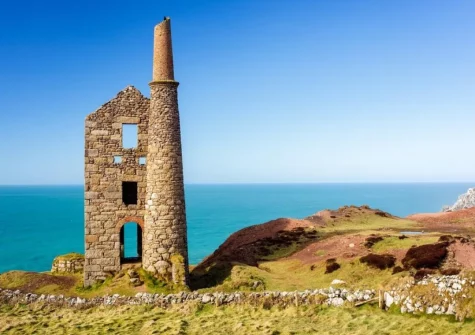 Part of the Cornish Mining World Heritage Site, the iconic Botallack Mine - filming location of Poldark, is less than two kilometres away