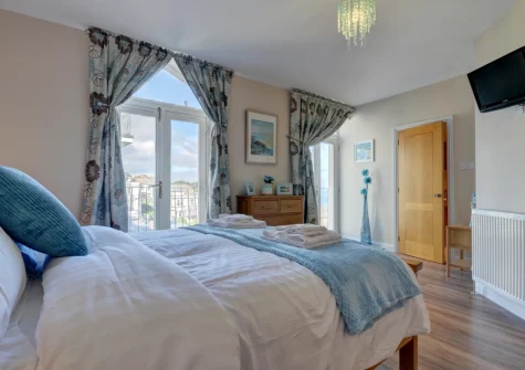 Bedroom #1 at Sunset View, Ilfracombe