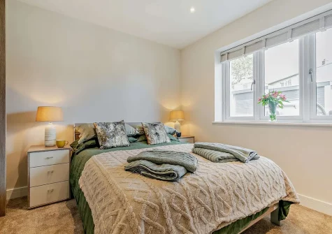 Bedroom #2 at Sunset View, Polruan