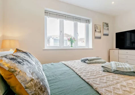Bedroom #2 at Sunset View, Polruan