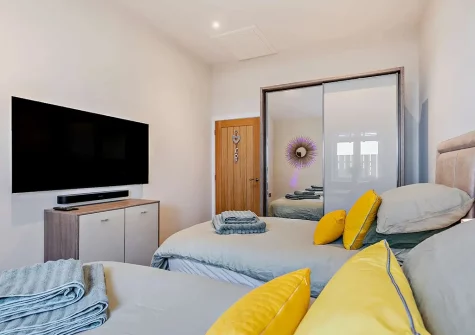Bedroom #3 at Sunset View, Polruan